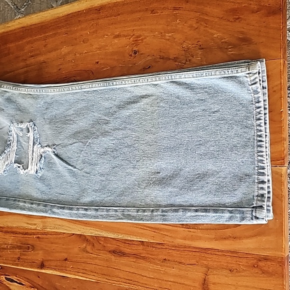 Papaya High-Rise Straight Distressed Denim Jeans Size 11 - Picture 11 of 11
